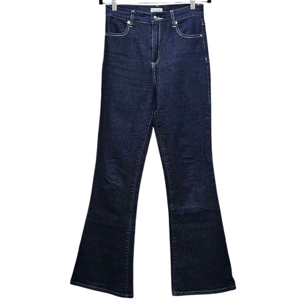 Court &‎ Rowe Womens Flare Dark Wash Denim Jeans Size 2